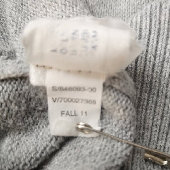 Gap Men's Size Medium Grey Hoodie with Drawstring Hood & Kangaroo Pocket - Picture 4 of 8